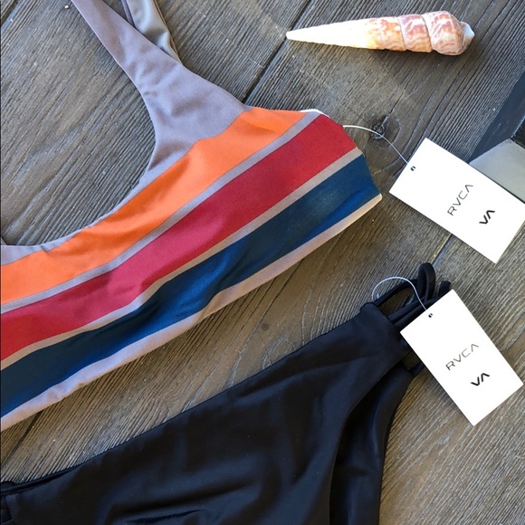 🌴🌼RVCA- SOLID CROP BIKINI SET🌼🌴 - Picture 5 of 8